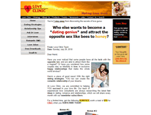 Tablet Screenshot of love-clinic.com